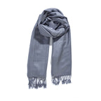 Πασμίνα Μονόχρωμη Αιγαίον Anthracite